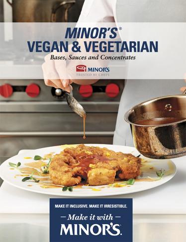 Minors Vegan & Vegetarian Bases, Sauces and Concentrates Brochure Cover