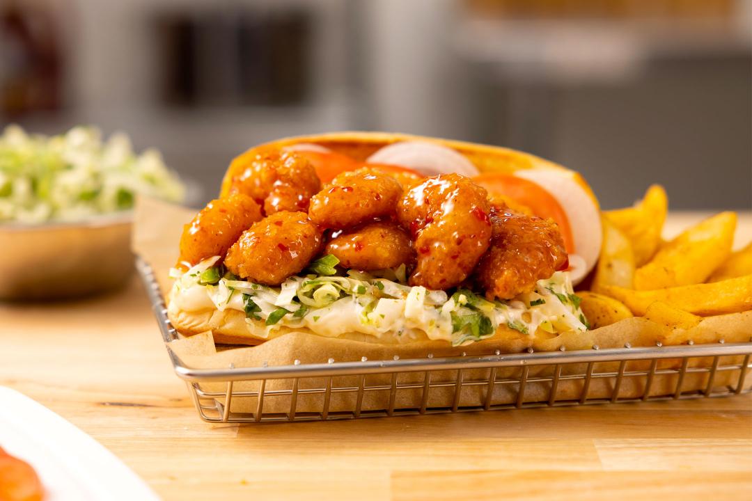 Sweet Chili Shrimp Po’ Boy