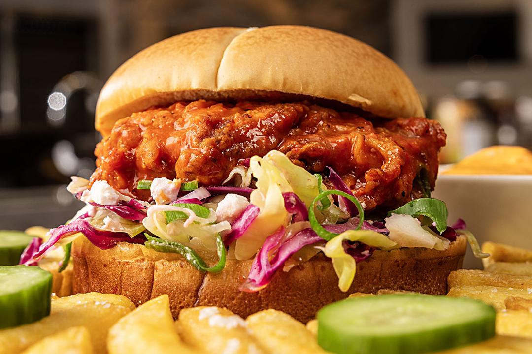 Harissa Fried Chicken Sandwich