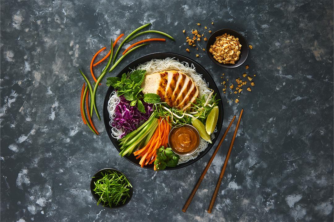 Deconstructed Pork Spring Roll