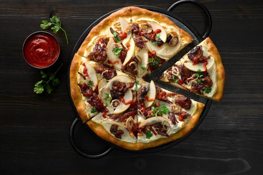 Smoked Brisket Pizza with Red Chili Miso