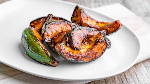 Roasted Butternut Squash on a plate