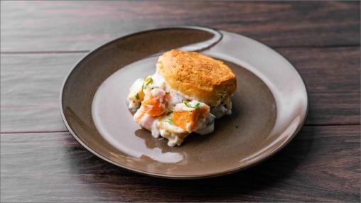 Vegetable Cobbler with Herbed Biscuits