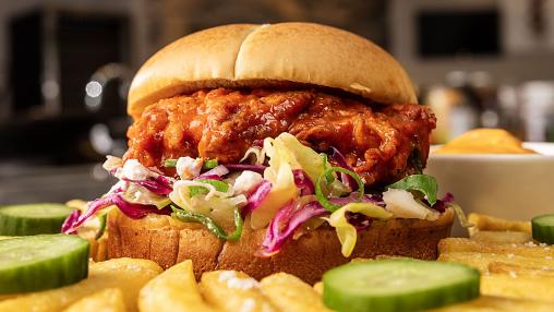 Harissa Fried Chicken Sandwich