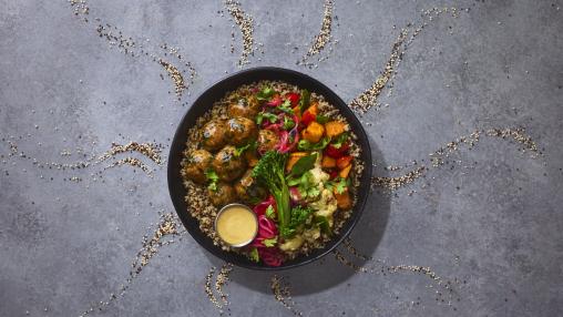 Pho Pork and Vegetable Grain Bowl