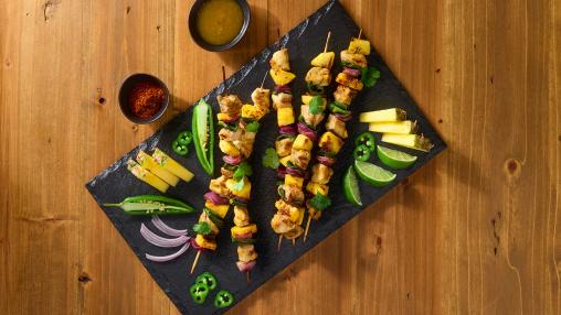 Chili Lime Chicken Skewers