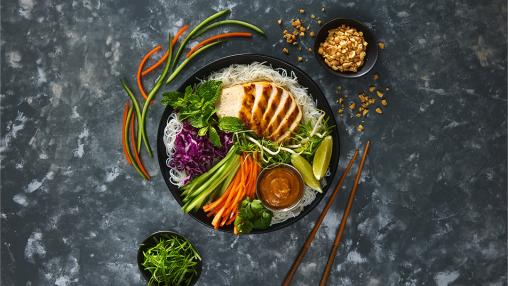 Deconstructed Pork Spring Roll